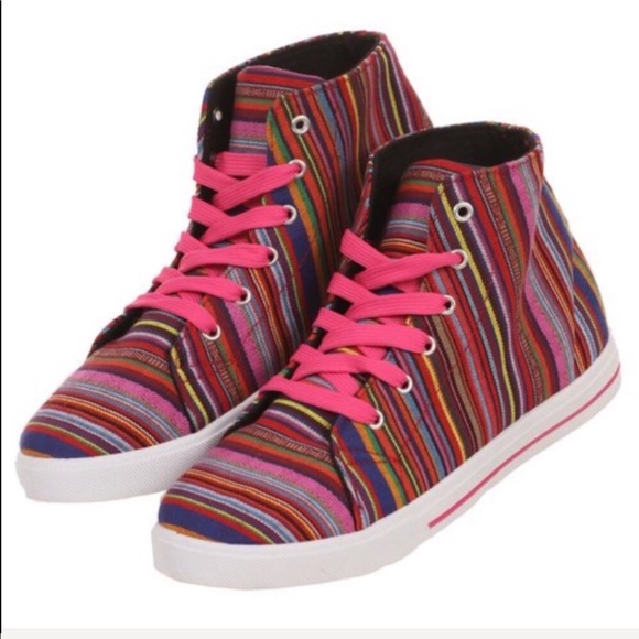 Serape High Ankle Top Sneakers - Picture 2 of 4